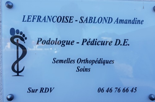 LEFRANCOISE  SABLOND Amandine podologue