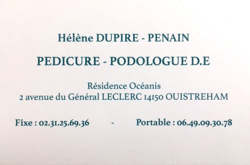 Pédicure  Podologue PENAIN  DUPIRE Hélène